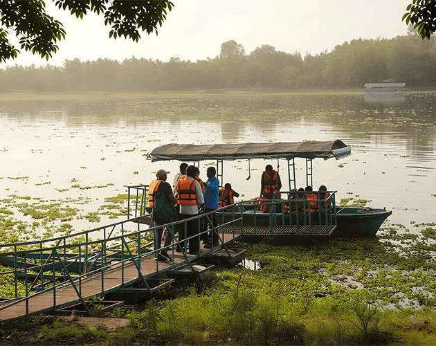 riverside holiday resort Karnataka