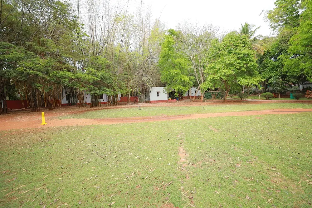 football ground at adventure resort near Bangalore
